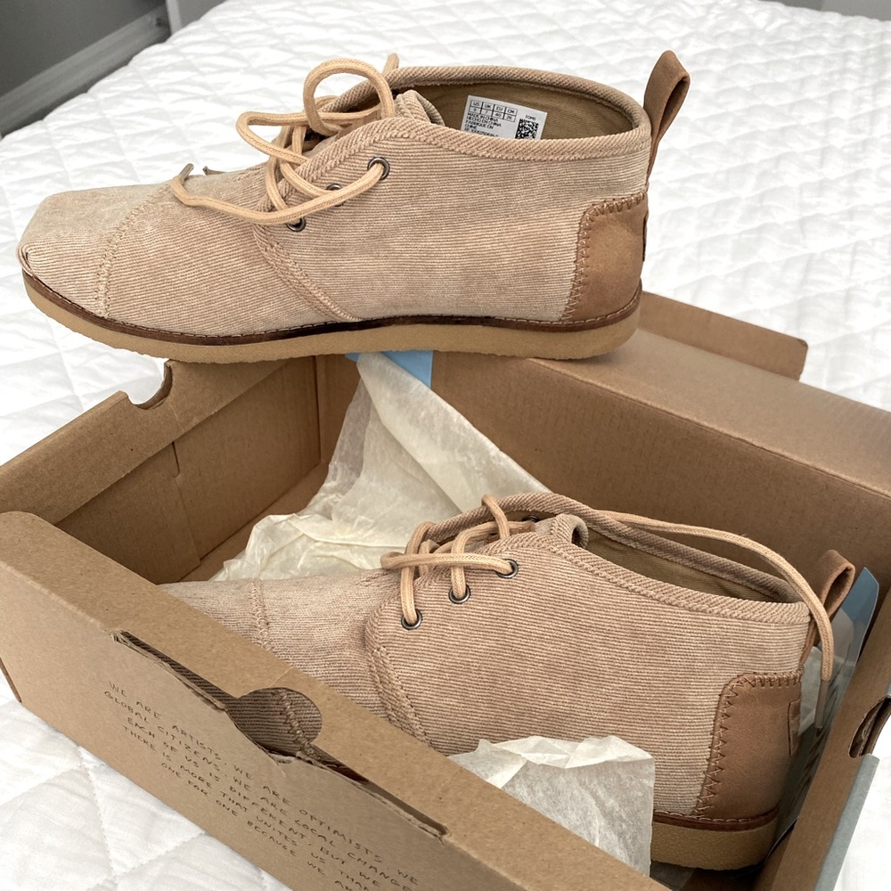 Toms shoes.